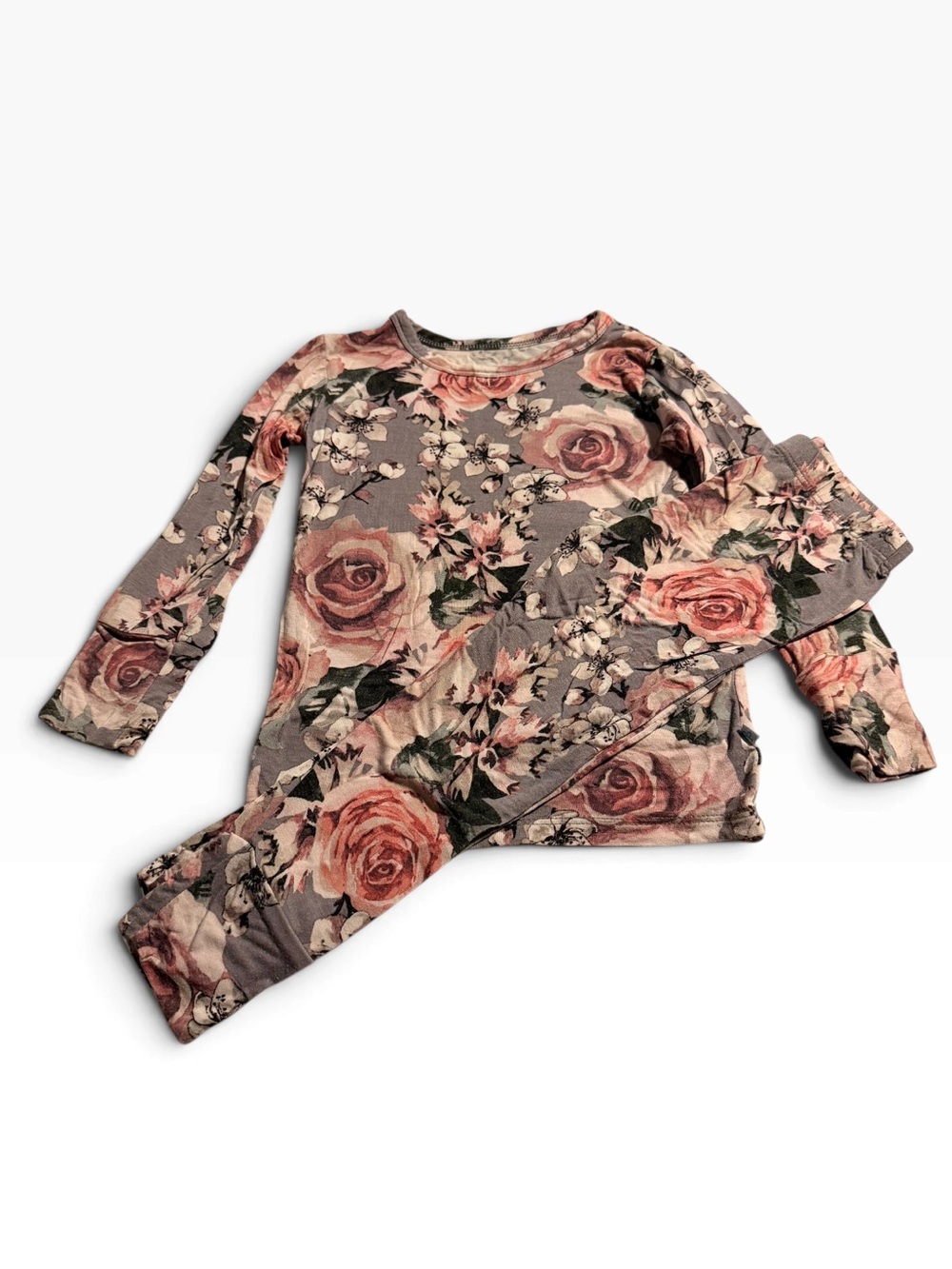 Posh peanut flower pajama set Size 2T